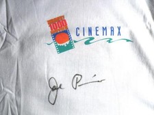 JOE PESCI AUTOGRAPHED CINEMAX SUMMER 1000 MOVIE T-SHIRT XL CHARITY AUCTION EVENT picture