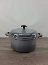 Tramontina Enameled 6.5 Quart Gray Cast Iron Dutch Oven | New With Defects picture