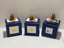 James Christensen Porcelain Figurine Three Blind Mice Trio with Boxes & COA picture