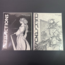Refractions an Albedo Omnibus 1 & 3 with Flexi Disc 1992 Ultra Rare VF  picture
