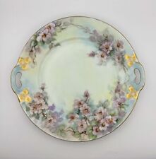 Thomas Bavaria Floral  & Gold  Porcelain Hand Painted Plate Signed  by M. Cud picture