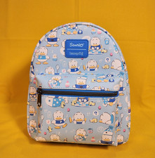 Loungefly Sanrio Pekkle Allover Print Blue Mini Backpack NEW picture