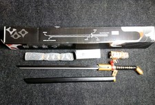 Mini Katana Benihime Kisuke Urahara Bleach Sharp Sword Stand Box picture