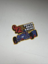 Dutch Bros Racing 92 Decal Sticker Blue Red Yellow Black Indy 500 picture