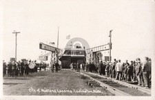 City of Midland Loading Ludington MI Michigan 1953 RPPC Photo Postcard COPY picture