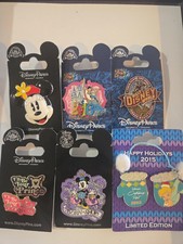 DISNEY Parks PIN TRADING LOT 6 ASSORTED PINS AUTHENTIC  picture