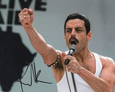 Rami Malek Signed 10X8 Photo Bohemian Rhapsody Autograph See Signing Photo Proof picture