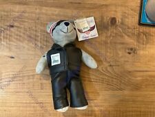 Timeless Toys 2003 USPS Plush Stuffed Biker Teddy Bear - 1913 Motorcycle Stamp picture