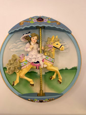 Bradford Exchange Carousel Daydreams Flight of Fancy 8in Porcelain Plate picture