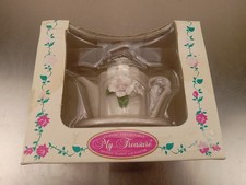 Vintage Teapot trinket Box with Florals picture