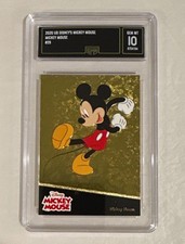 2020 Upper Deck Disney's Mickey Mouse #29 Gold Foil GMA Gem Mint 10 picture