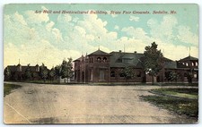 1912 Postcard: Art Hall & Horticultural Building Sedalia MO picture