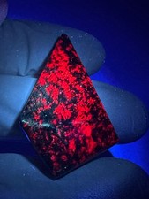 Fluorescent__RARE Ruby in Smaragdite Cabochon from Chunky Gal Mountain, N.C. picture