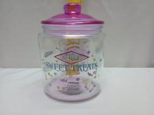 Harry Potter Honeydukes Sweet Treats Clear Jar Canister with Pink Lid  picture