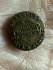 Great Vintage Antique Carhartt's O'Alles & Gloves Uniform Metal Button picture