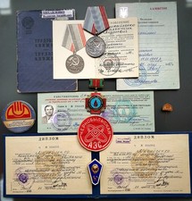 ORIGINAL Documents ,Awards for  Liquidator of NUCLEAR Accident at CHERNOBYL NPP picture
