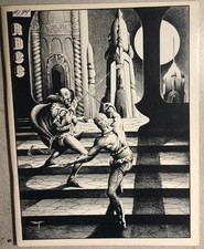 RBCC #134 Rocket's Blast Comicollector fanzine (1977) Flash Gordon covers FINE picture