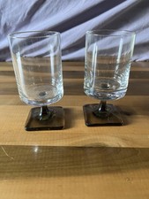 Vtg Rosenthal Linear Smoke Berlin Aperitif Crystal Glass (vol disc in descrip) picture