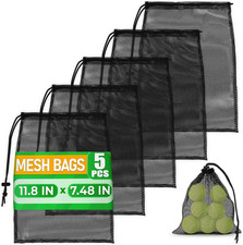 5 Pcs Small Mesh Bag Bulk, 11.8