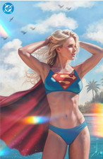 SUPERGIRL #1 CARLA COHEN STORE EXCL FOIL VIRGIN VARIANT LTD 400 SUPERMAN RARE picture