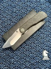 Kubey KB Knives Folklore Jigged Titanium Framelock Knife, M390 Blade picture