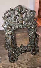 Cast Iron Antique Art Nouveau Frame-Bronze Finish picture