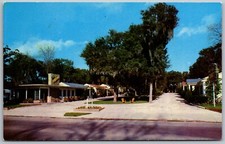 Holly HIll Florida 1960s Postcard Holly Hill Court Motel picture