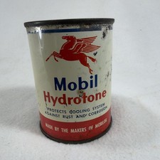 Vintage 1960’s Mobil Oil Hydrotone Full 8 Oz. Metal Can picture