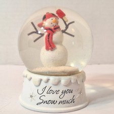Elanze Designs Christmas Snowboy Snow Globe
