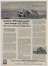 1956 LeTourneau Westinghouse Ad: Willard Bay Reservoir Job, Salt Lake City, Utah picture