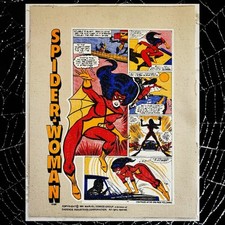 Vintage Spider-Woman handbag production art set Marvel Spider-Man 1980 picture