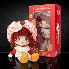 Strawberry Shortcake Plush 14-Inch Classic Rag Doll - Soft Plush Face and Yarn picture