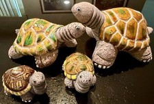 Casals Of Peru Turtle Tortoise Family Rare Ceramic Enameled Beauties VHTF A++ picture