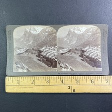 Grindelwald Valley Wetterhorn Stereoview Underwood & Underwood 1897 Switzerland picture