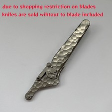 XGEDC Titanium EDC Folding Knife Handle Quick-Open Replaceable Blade Cutter picture