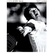 1991 Press Photo Tennis Jimmy Connors at Lipton 8x10