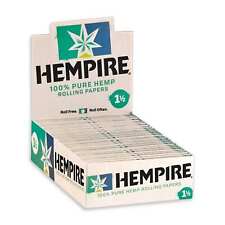Hempire Rolling Papers 1 1/2 Pure Hemp 1.5 Cigarette Paper (Box of 24 Booklets) picture