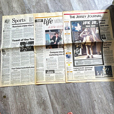 The Jersey Journal July 20 1999 JFK Jr 1960-1999 Memorial Newspaper Rare picture