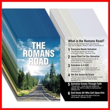 Inspirational 'Romans Road' Gospel Tracts - 200 Cards for Evangelism & Devotion picture