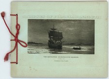 1890 Glimpses of Pilgrim Plymouth Booklet Mayflower Plymouth Rock Photogravures picture