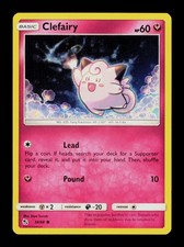 Clefairy 38/68 Pokemon Hidden Fates Trading Card TC picture