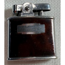 Vintage Ronson Standard Lighter Brown Tortoise Chrome Newark NJ USA Pat 2481195 picture