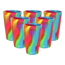 Silipint Silicone Pint Glasses Unbreakable Reusable 16-Ounce Silicone Cups For picture