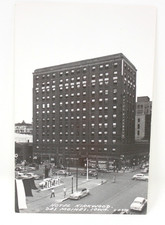 RPPC Hotel Kirkwood Des Moines Iowa IA Vintage Real Photo Postcard c1940s picture