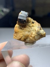 Vesuvianite Gemmy Crystal On Matrix Albite With Good Lustre And Nice Growth_Afg. picture