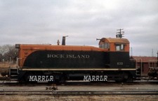 RR Photo-ROCK ISLAND CRI&P 839 SW8 Single Unit On Siding picture