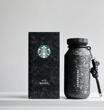 Genuine Starbucks China Icy Floral Titanium 14.54oz Titanium Cup with Pendant picture