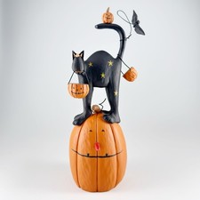 Williraye Studio Ready for the Big Day 2002 Vintage Halloween Black Cat Figurine picture