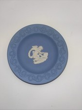 Vintage Wedgwood Blue Jasperware Angel Cherubs 4.5