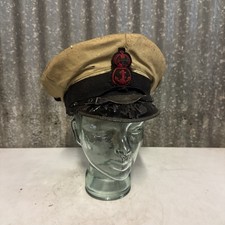 WW1 Royal Navy/ Naval Officer's Vintage Original Peaked Cap Australia Military picture
